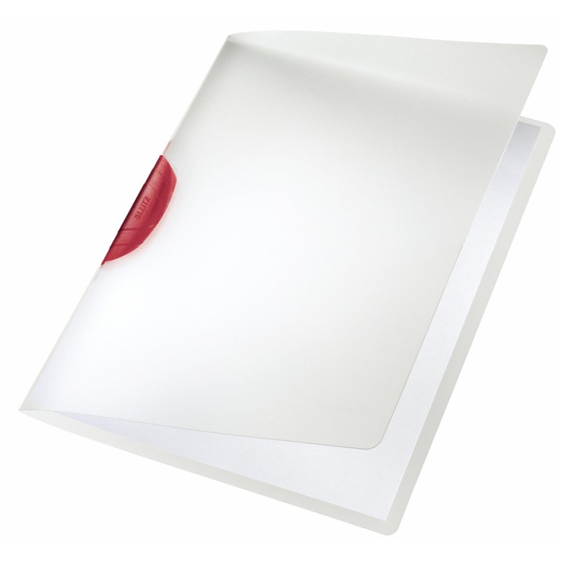 LEITZ porte-documents ColorClip A4, rouge, 30 feuilles