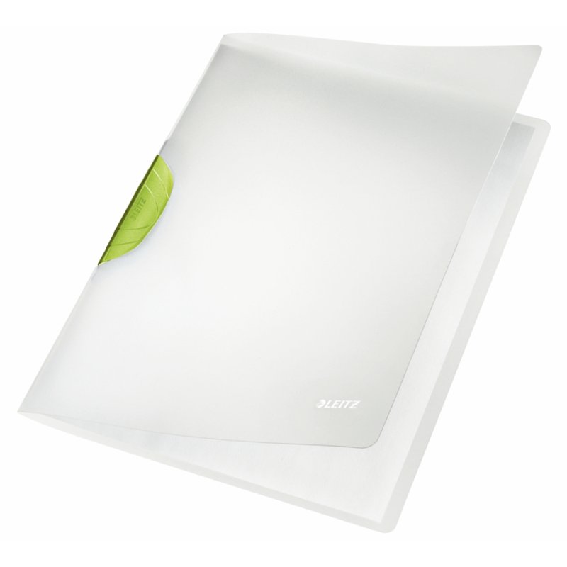 LEITZ pince-notes ColorClip Magic A4, gris foncé, 30 feuilles