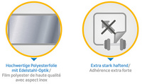 HERMA typenschild etiketten, 25,4×10 mm, zilver, 4725 stuks