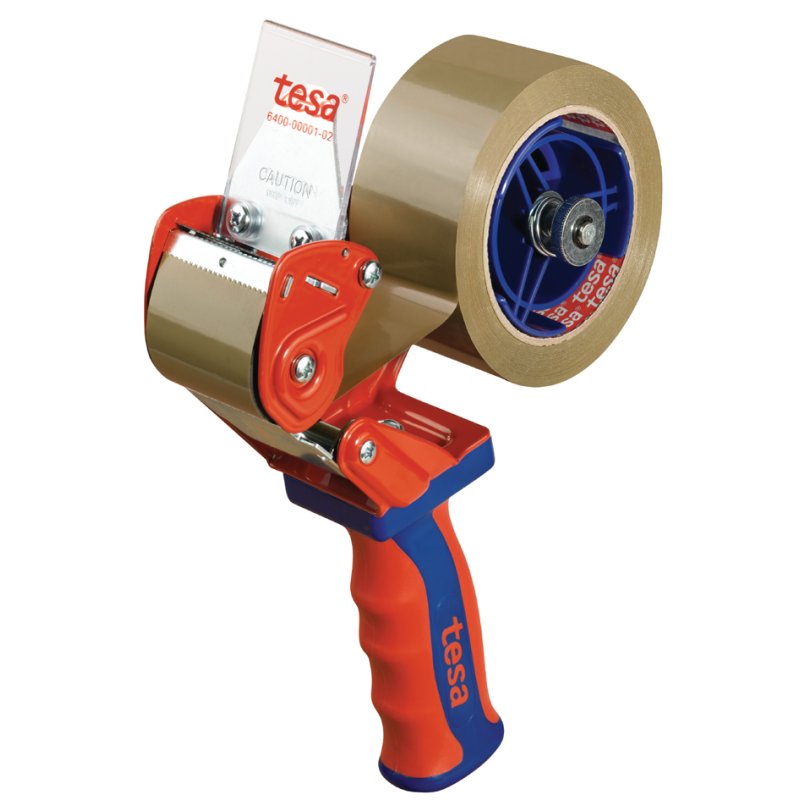 tesa dérouleur manuel COMFORT 6400, ruban d'emballage jusqu'à 50 mm, grip confort