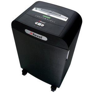 Rexel papiervernietiger Mercury RDS2250, 22-23 vel, 50 liter opvang, zwart/zilver
