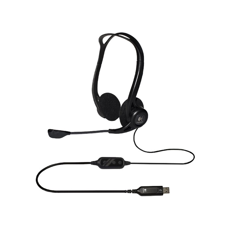 Logitech PC Headset 960 USB, zwart, USB-aansluiting