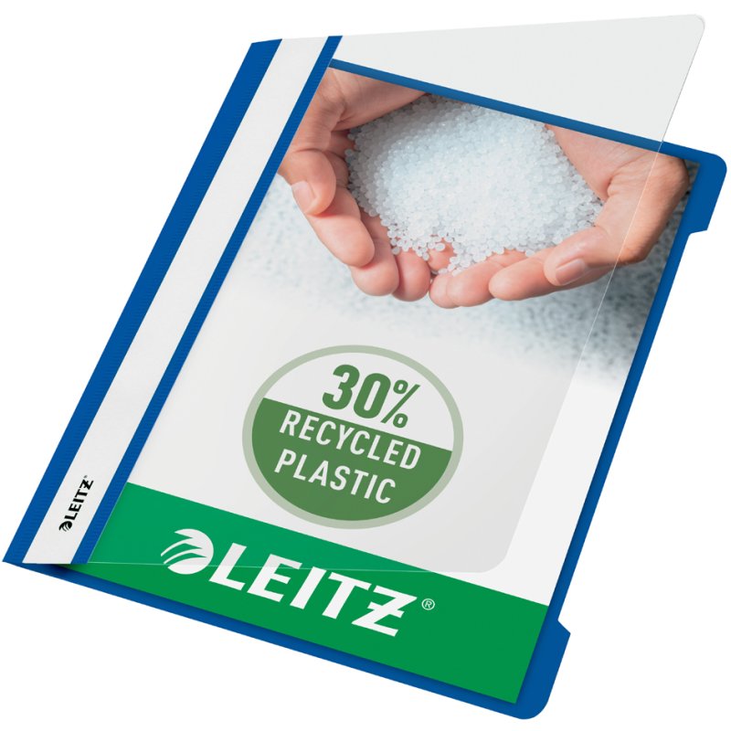 LEITZ agrafeuse rapide A5, bleu, mécanisme de reliure 80 mm