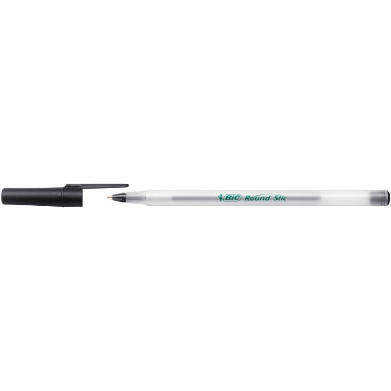 BIC ballpoint pen ECOlutions Round Stic, blue, 0.32 mm, 74% recycled plastic