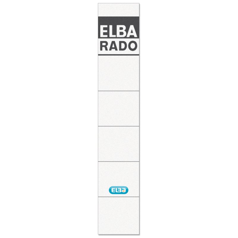 ELBA étiquettes dos de classeur, autocollantes, largeur de dos 50 mm, 10 pièces