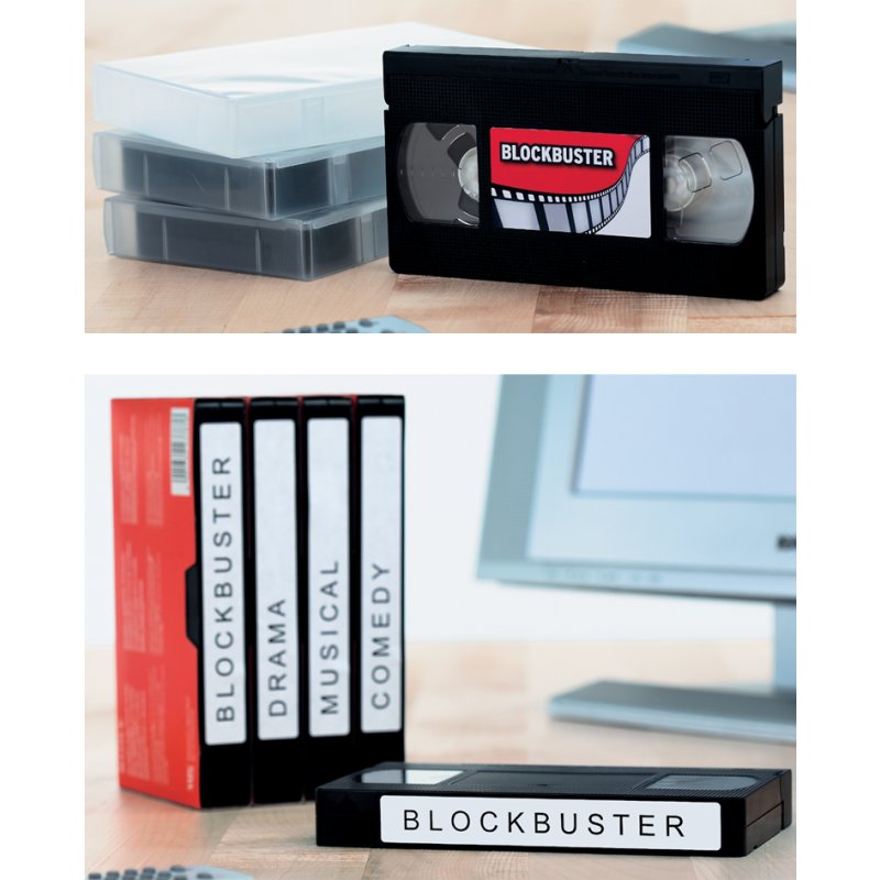 HERMA étiquettes vidéo spécial, 147,3 × 20 mm, blanc, 325 pièces