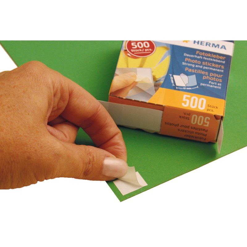 HERMA photo-adhésifs pack économique, double-face, 1000 pièces