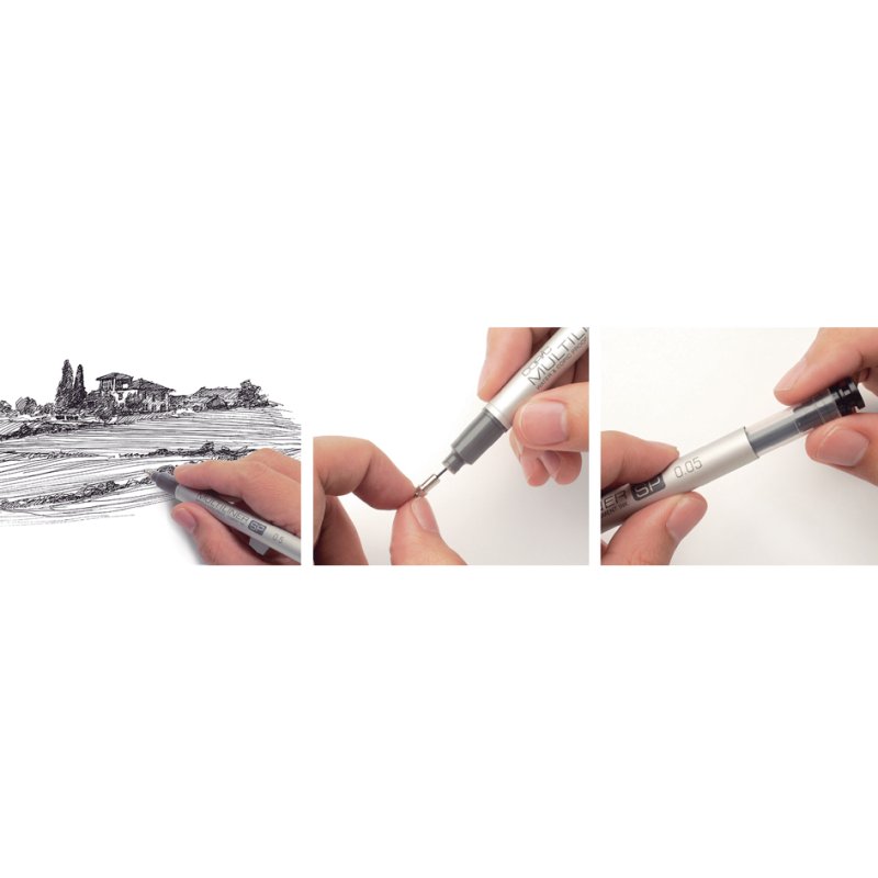 COPIC fineliner MULTILINER SP, 0,05 mm, noir