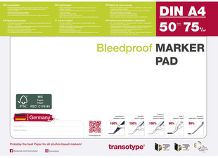 transotype markeerblok, A3, 75 g/m², 50 vel