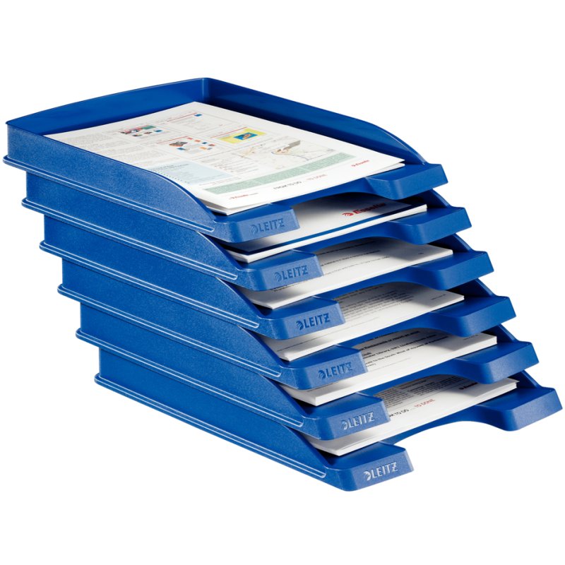 LEITZ bac à documents Plus plat, A4, polystyrène, noir