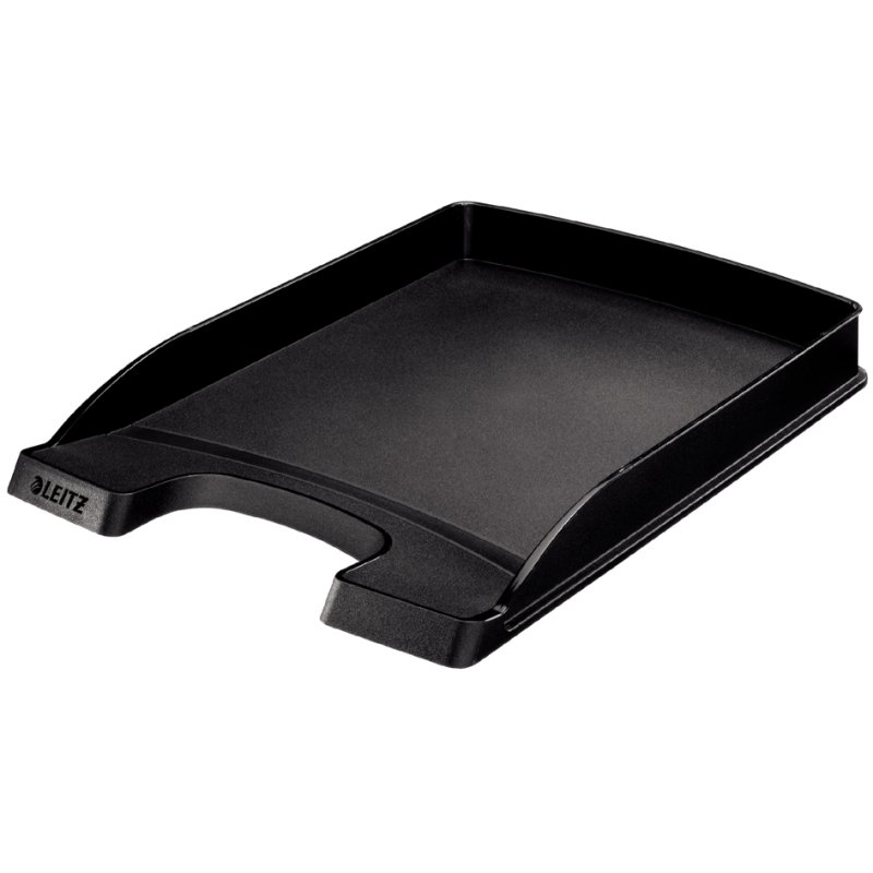 LEITZ bac à documents Plus plat, A4, polystyrène, noir