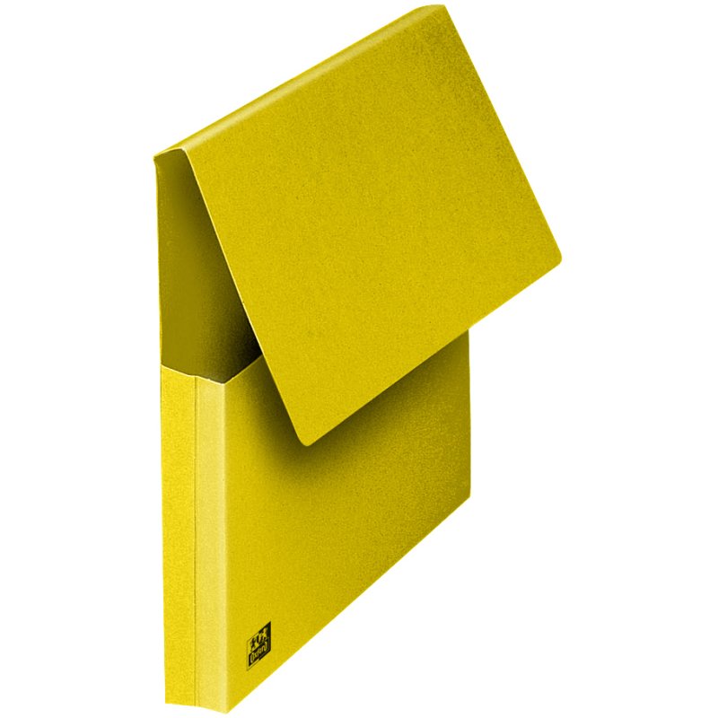 Oxford documentmap karton A4, geel, 30 mm, 10 stuks