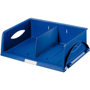 LEITZ Sorty documentenbak A4 dwars, blauw, kunststof