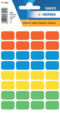 HERMA multifunctionele etiketten, 12×18 mm, blauw, 160 stuks