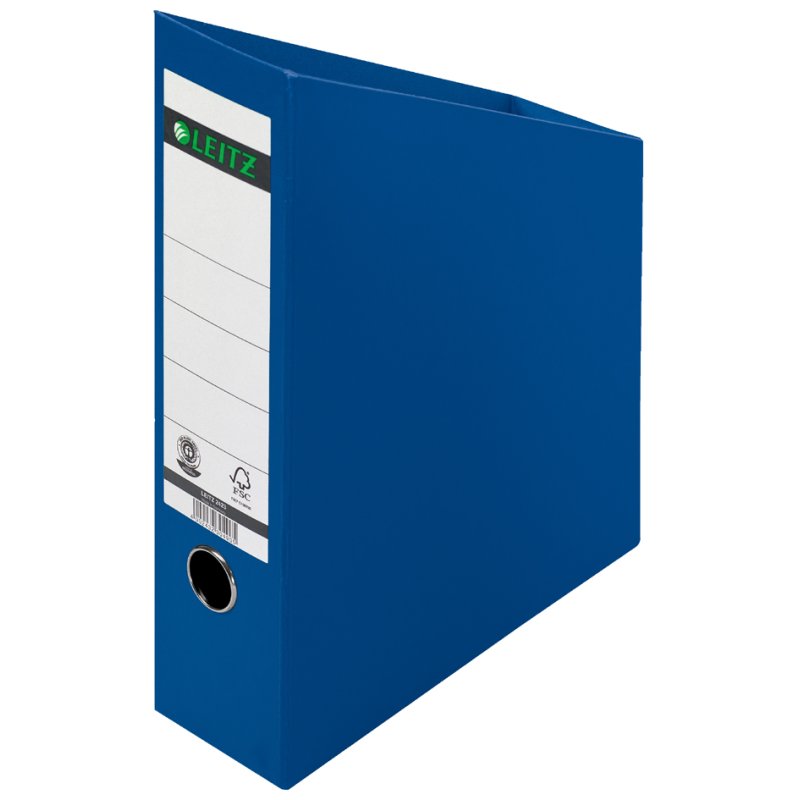 LEITZ classeur à documents debout A4, carton rouge, 76 mm