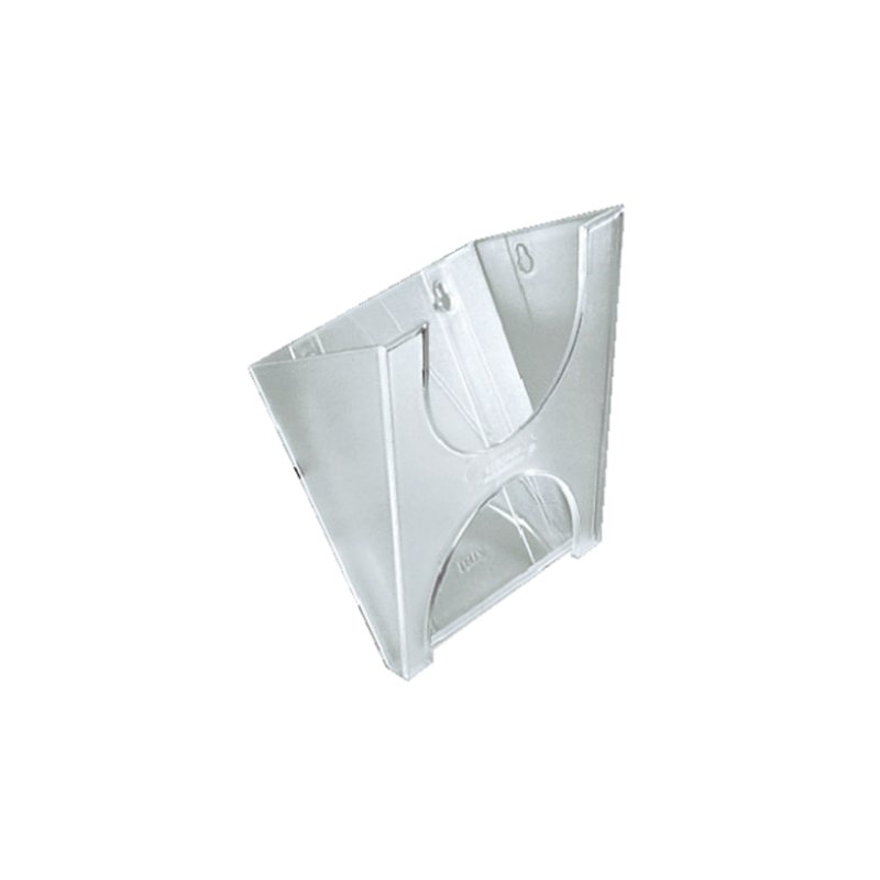 LEITZ table/wall display holder, polystyrene, A4 format, clear