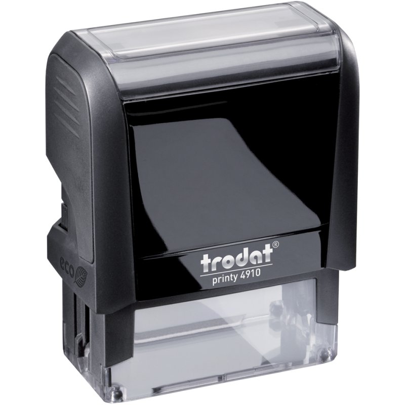 trodat tekststempel Printy 4910 4.0, 3-regelig, rood, zelfinkleurend