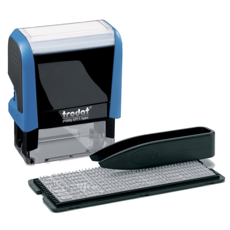 trodat stempeltekstset, lettergrootte 3 mm, 336 tekens