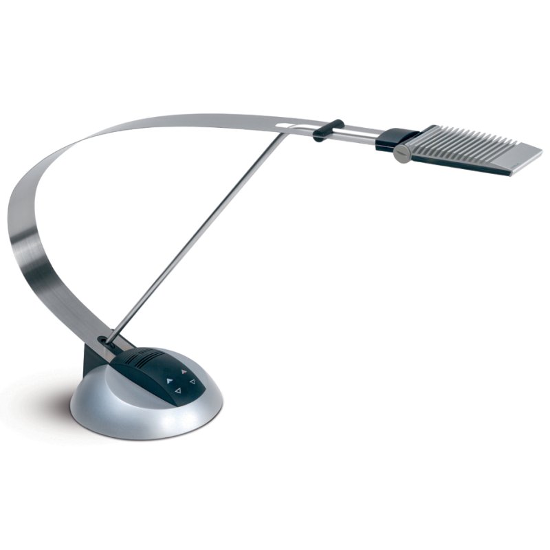 MAUL Lampe de bureau LED MAULprimus, dimmable, argent/noir, 10W