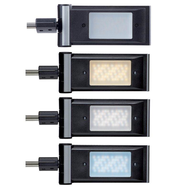MAUL Lampe de bureau LED MAULprimus, dimmable, argent/noir, 10W