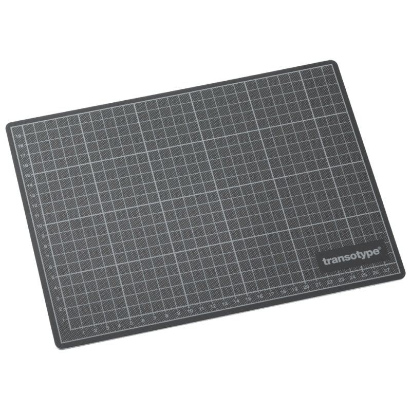 transotype tapis de coupe, vert/noir, 600×450×3 mm, surface auto-cicatrisante
