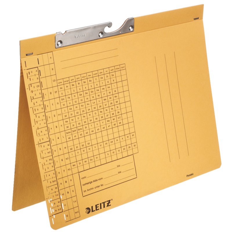 LEITZ Dossier suspendu combiné A4, orange, 250 g/m², 50 pièces