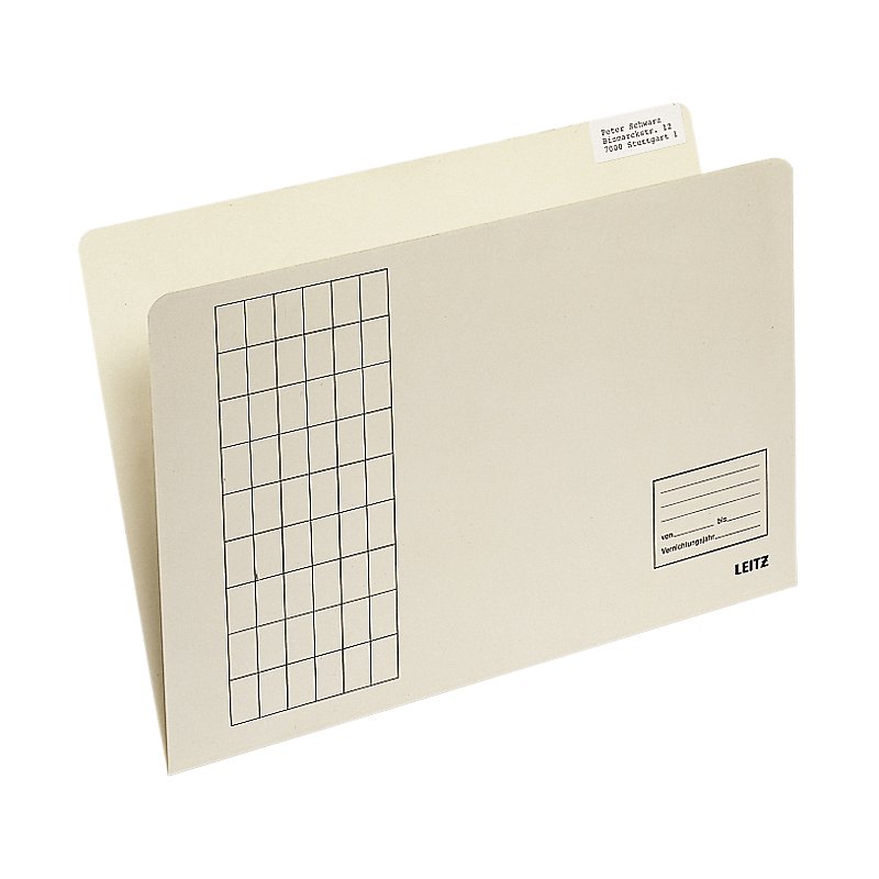 LEITZ eenvoudige insteekmap, staand, 100 stuks
