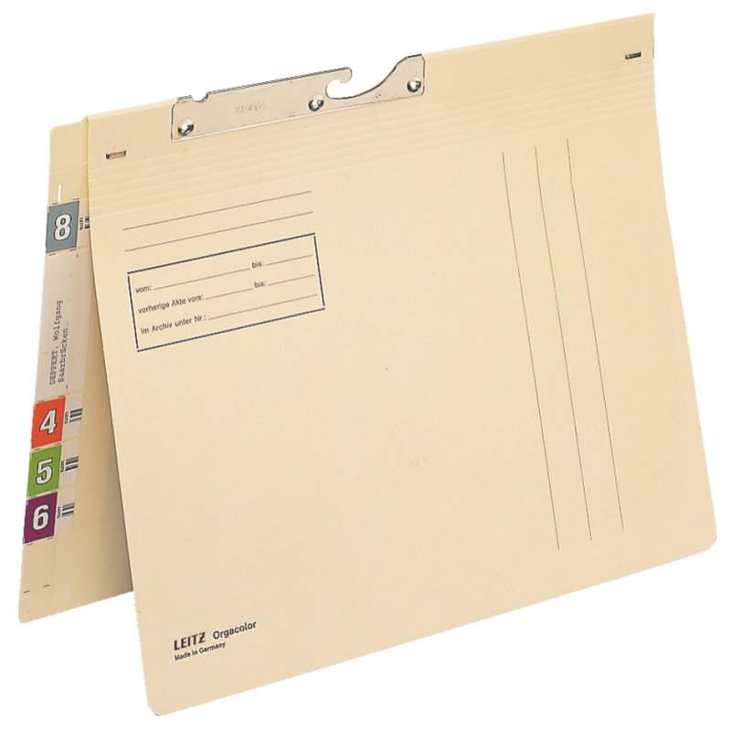 Leitz pince à levier organiseur A4, chamois, reliure à spirale, 50 pièces