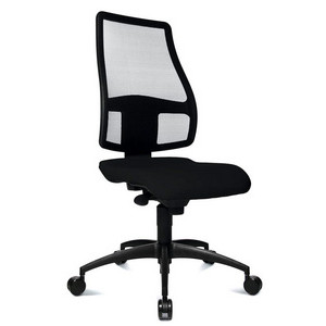 Topstar bureaustoel Synchro Net, zwart, synchrone mechaniek, 110 kg draagkracht