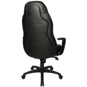 Topstar directiestoel Speed Chair, zwart/grijs, armleuningen, 110 kg