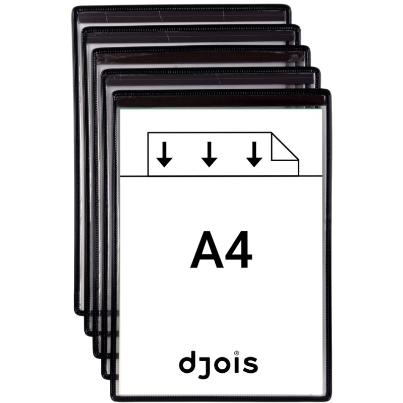 djois tableau magnétique de visualisation, DIN A4, jaune, 5 pièces