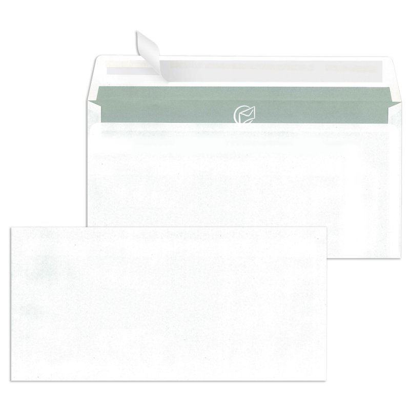MAILmedia enveloppes C5, autoadhésives, blanc, 500 pièces