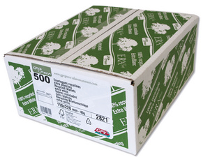 GPV enveloppen ERAPure C5, zonder venster, wit gerecycled, 500 stuks