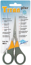 WEDO titanium silhouetschaar, 115 mm, grijs/geel, rechtshandig