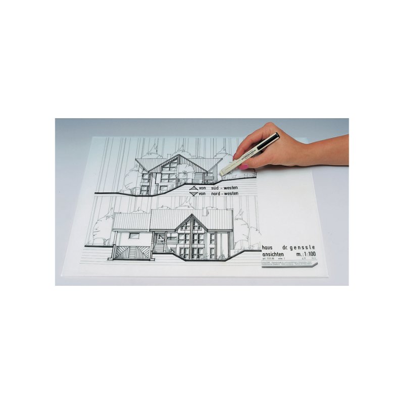 Pentel HYPERASER ZE 32 gum pen, refillable, for ink and ballpoint