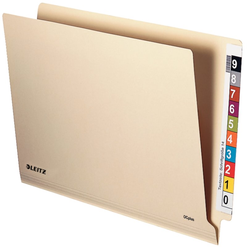 OCplus Adjustable folder A4, chamois, kraft card 260 g/m², 50 pcs