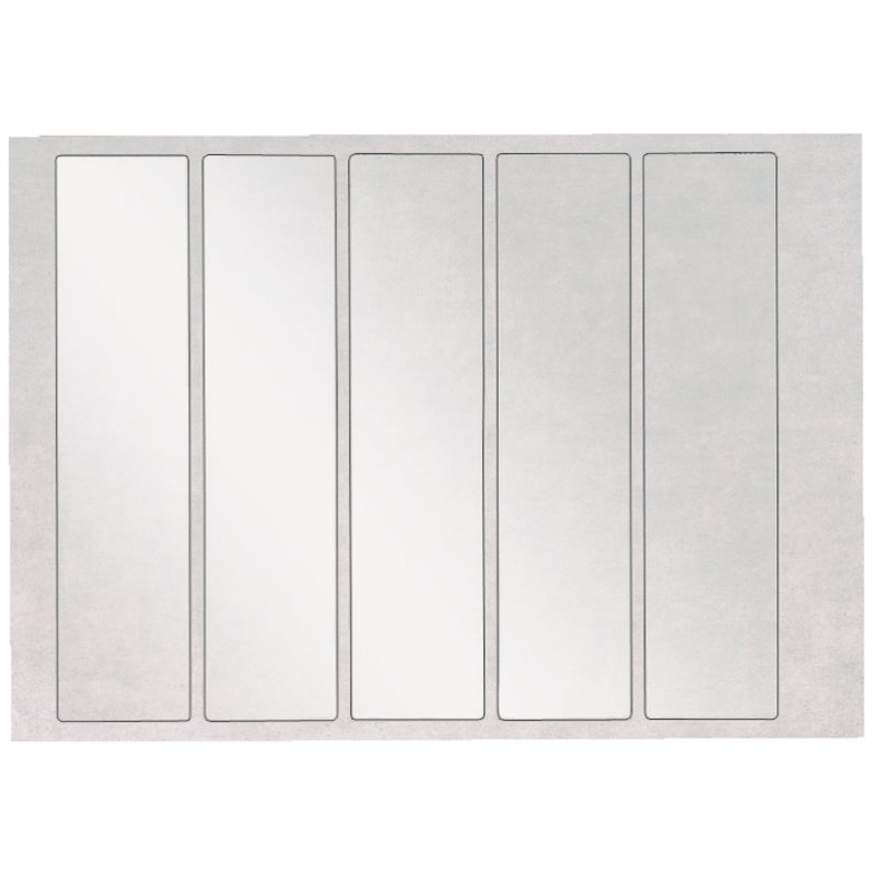 LEITZ étiquettes de protection transparentes, 46×195 mm, 500 pièces