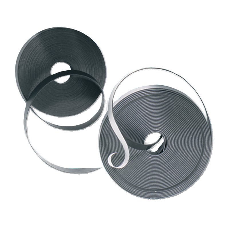 nobo magnetische tape zelfklevend, 10 mm × 10 m, zwart