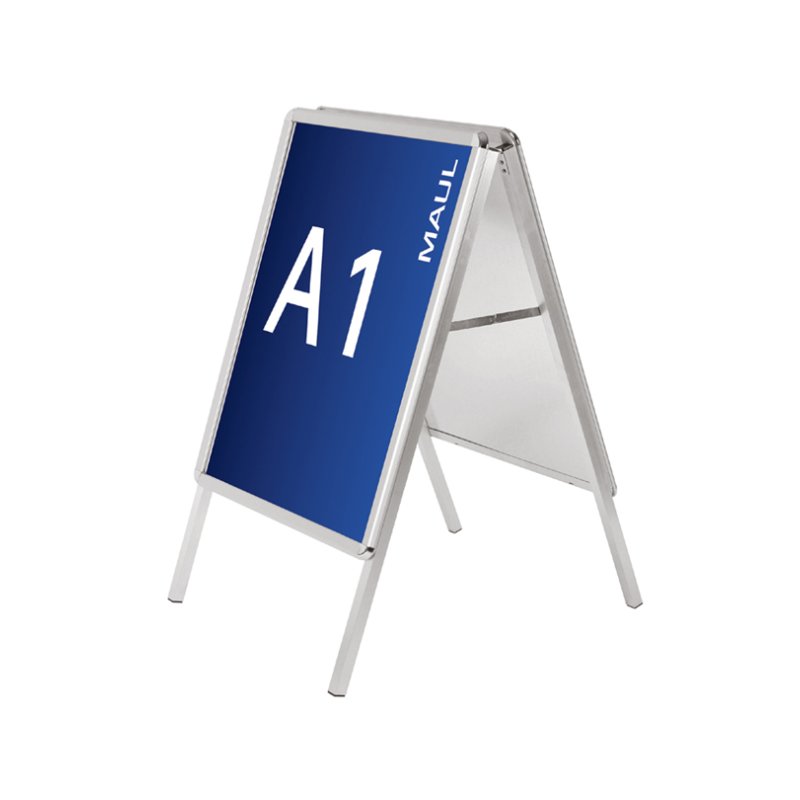 MAUL porte-affiche, DIN A0, 2 cadres rabattables, résistant aux intempéries