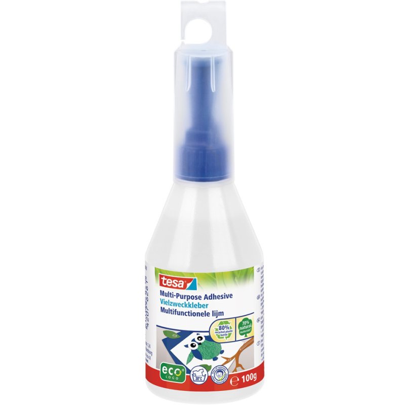 tesa ecoLogo colle polyvalente, sans solvant, 100 g
