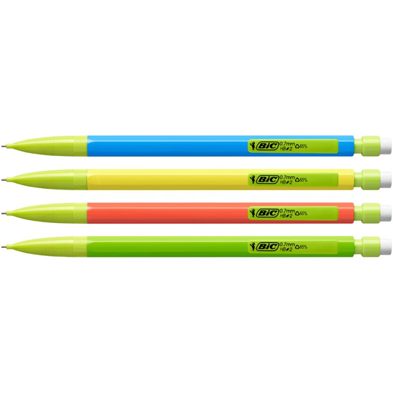 BIC porte-mine Matic ECOlutions, 0,7 mm, 65% matière recyclée