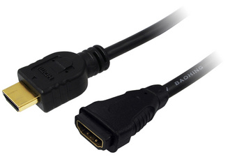 LogiLink HDMI verlengkabel 1.4, zwart, 2,0 meter