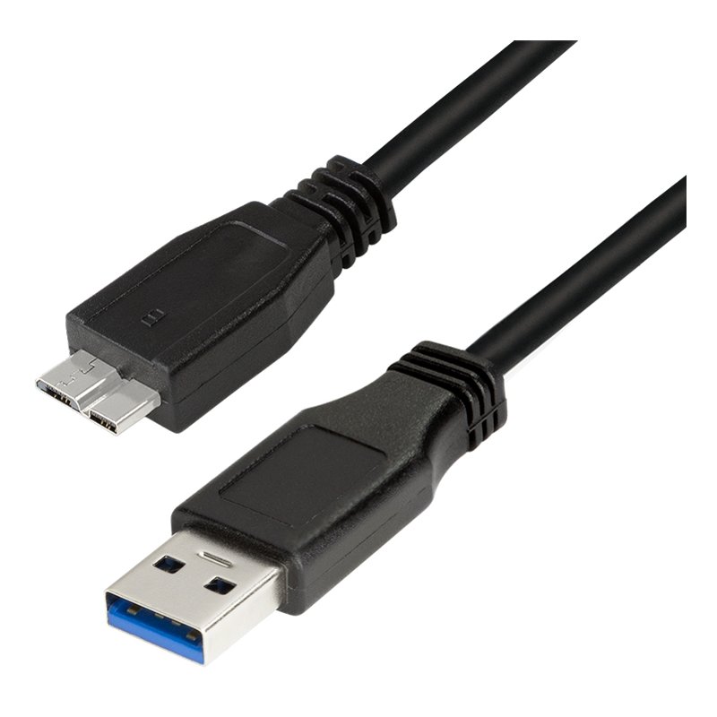 LogiLink Câble USB 3.0 USB-A vers micro USB-B, noir, 2 mètres