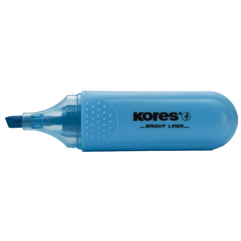 Kores markeerstift Bright Liner, blauw, 0,5-5,0 mm