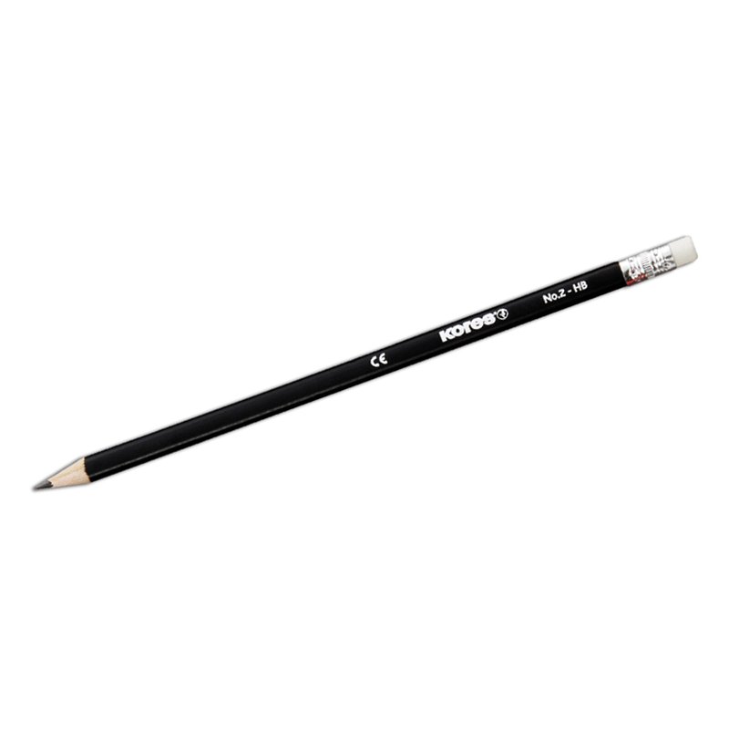 Kores crayon Grafitos, triangulaire, HB, avec gomme