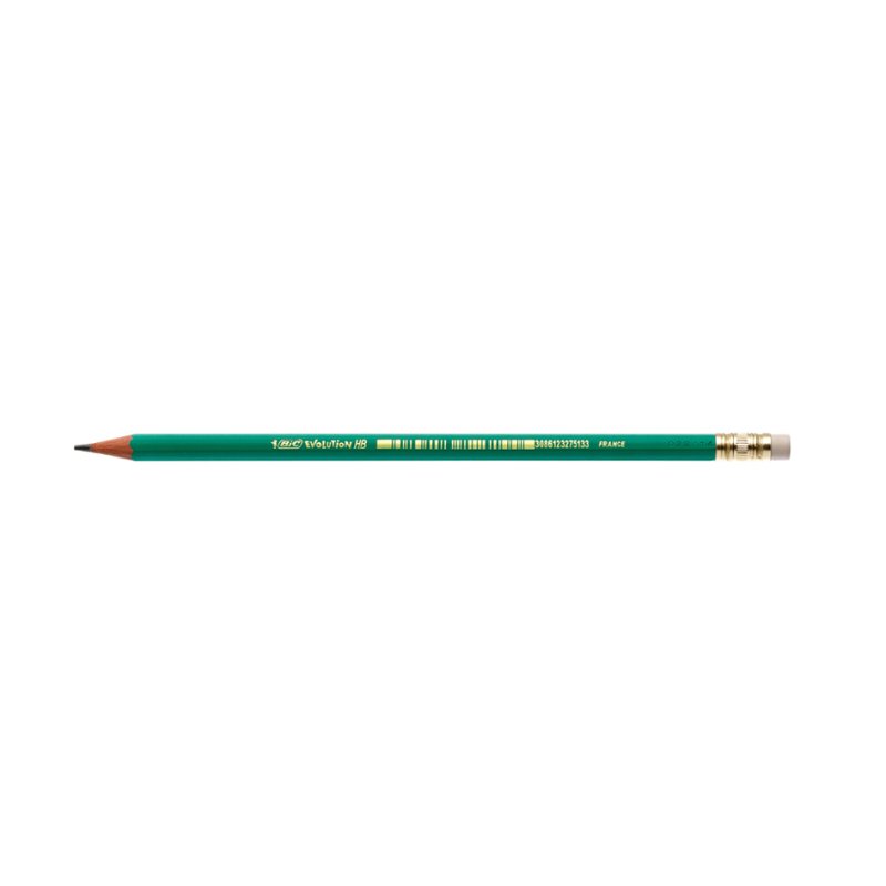 BIC potlood Evolution ECOlutions 655, HB, groen, met gum