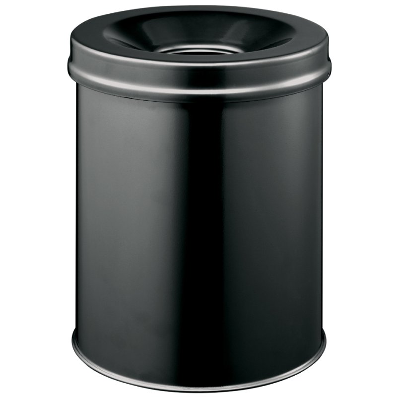 DURABLE prullenbak SAFE rond, 15 liter, grijs