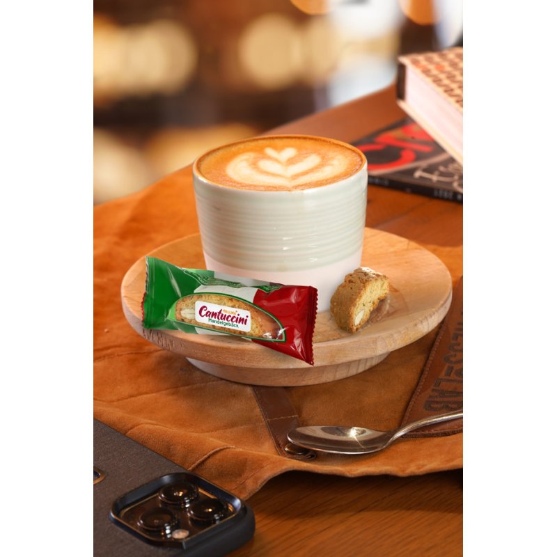 HELLMA cantuccini amandelbiscotti, 60 pièces de 8 g, en boîte