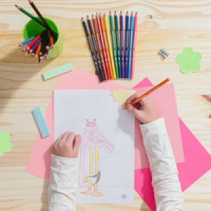 Bic KIDS kleurpotloden Evolution, kartonnen etui, 24 stuks