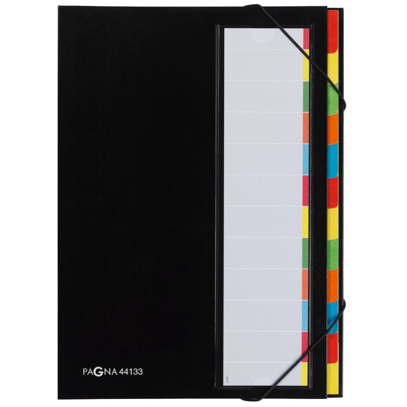 PAGNA classeur de bureau Color, 7 compartiments, bleu, A4